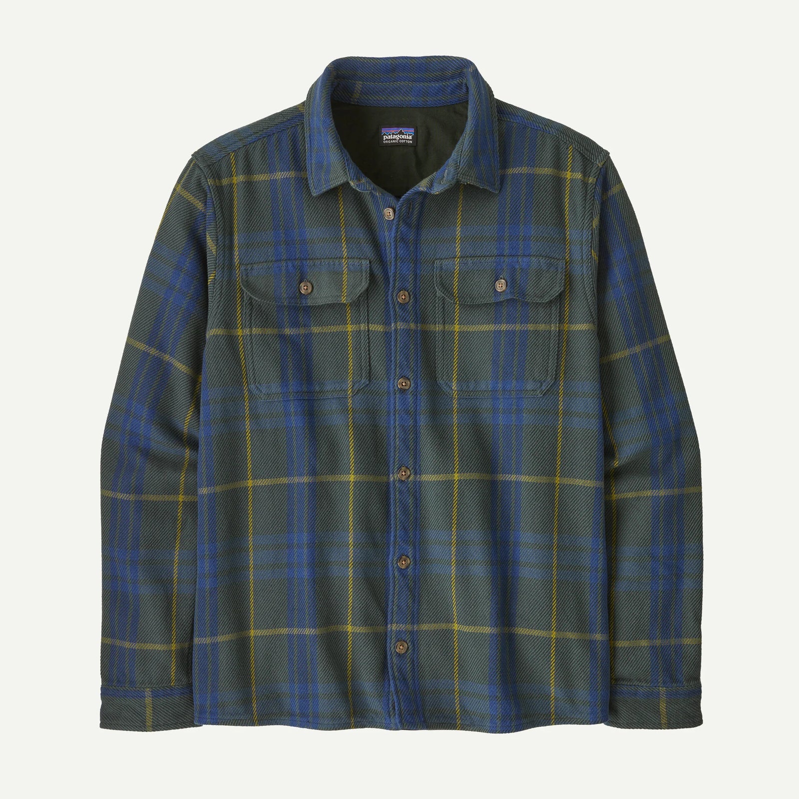 Patagonia Fjord Loft Shirt - Netted / Old Growth Green