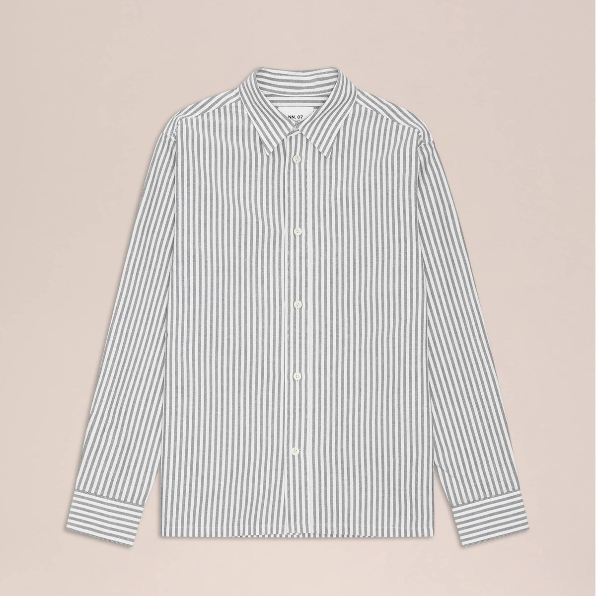 NN07 Colby Shirt - Navy Stripe