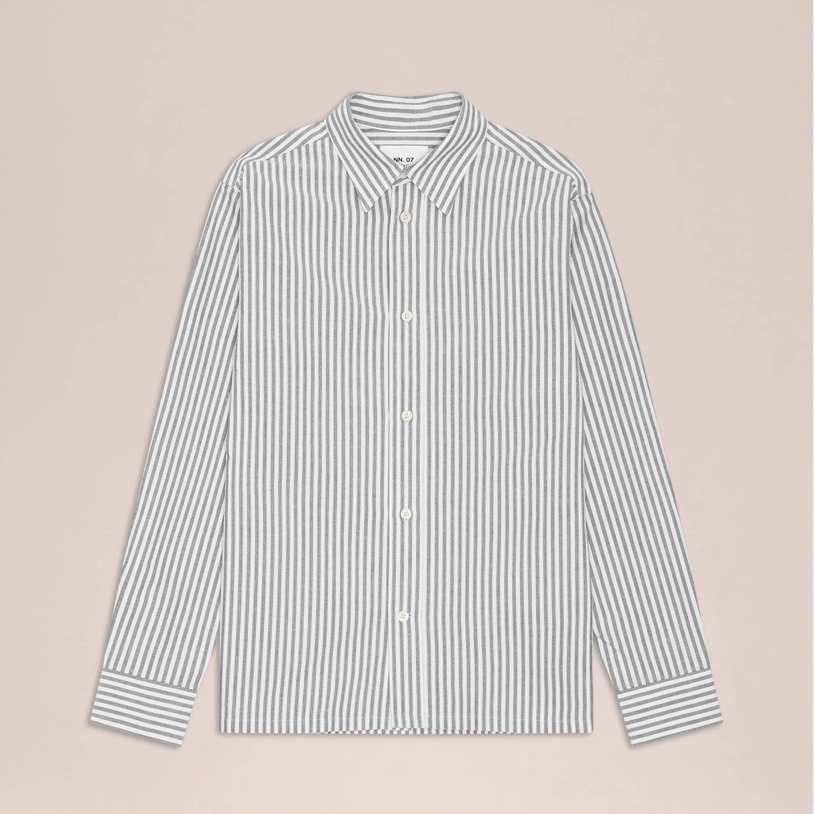 NN07 Colby Shirt - Navy Stripe