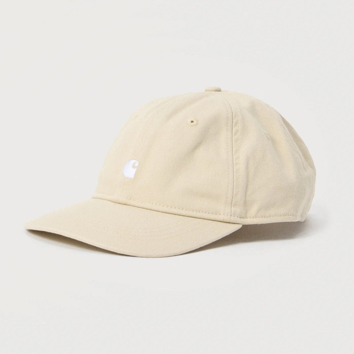 Carhartt WIP Madison Logo Cap - Stone / White