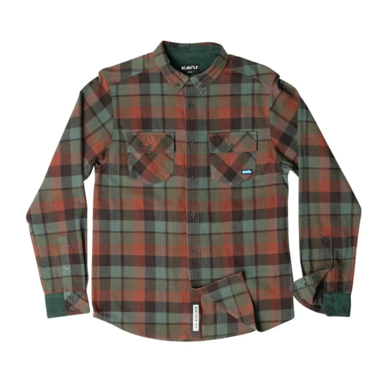 Kavu Buffaroni Shirt - Elder Leaf