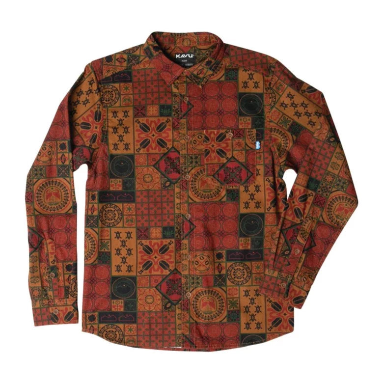 Kavu Westerly Shirt - Dialed Tile