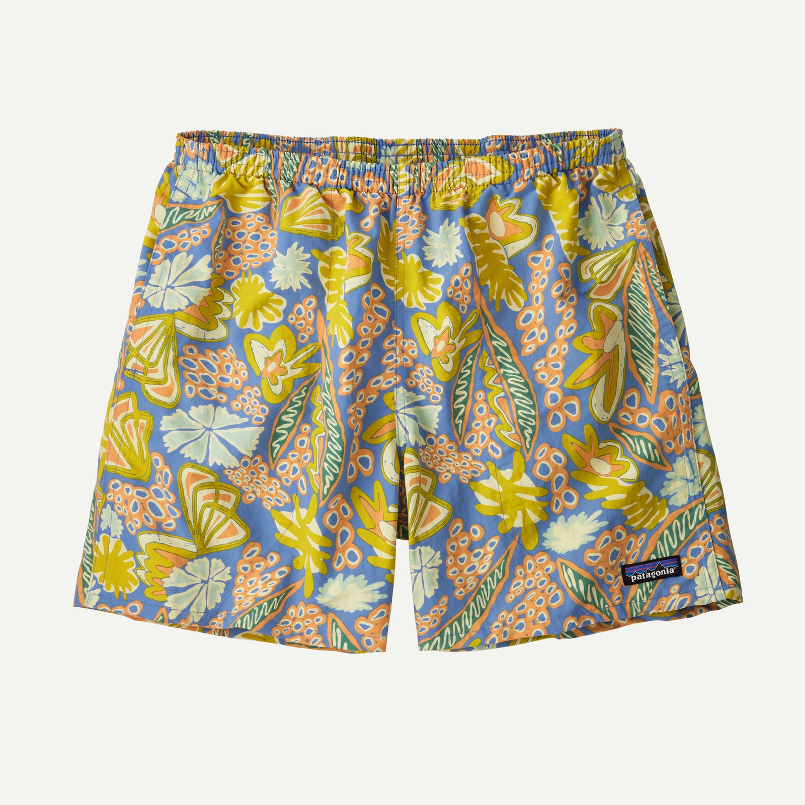 Patagonia Baggies 5" Shorts - Flourish / Abundant Blue