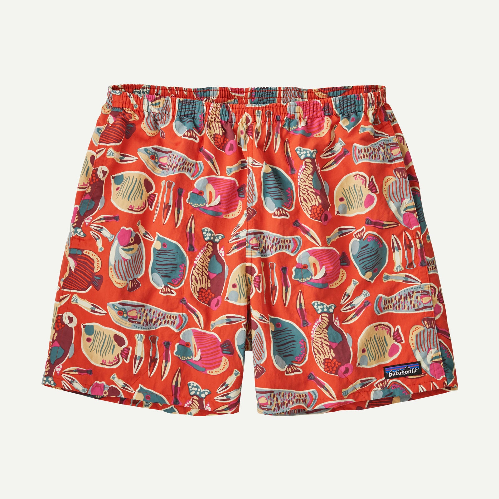 Patagonia Baggies 5" Shorts - Wrasse / Pollinator Orange