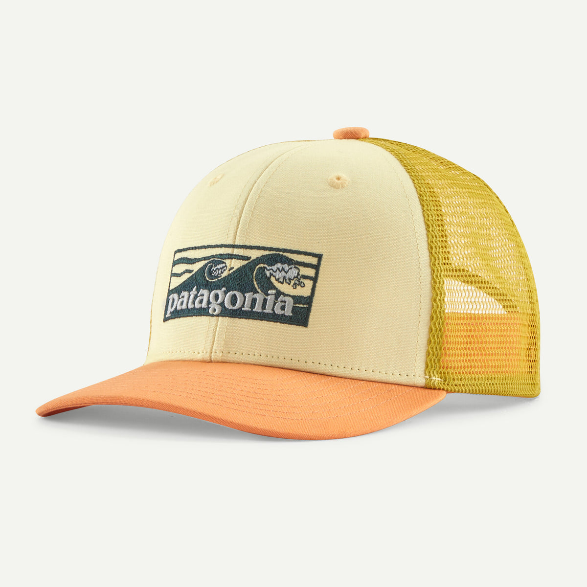 Patagonia K's Trucker - Boardshort Logo Tones / Buttercup Yellow