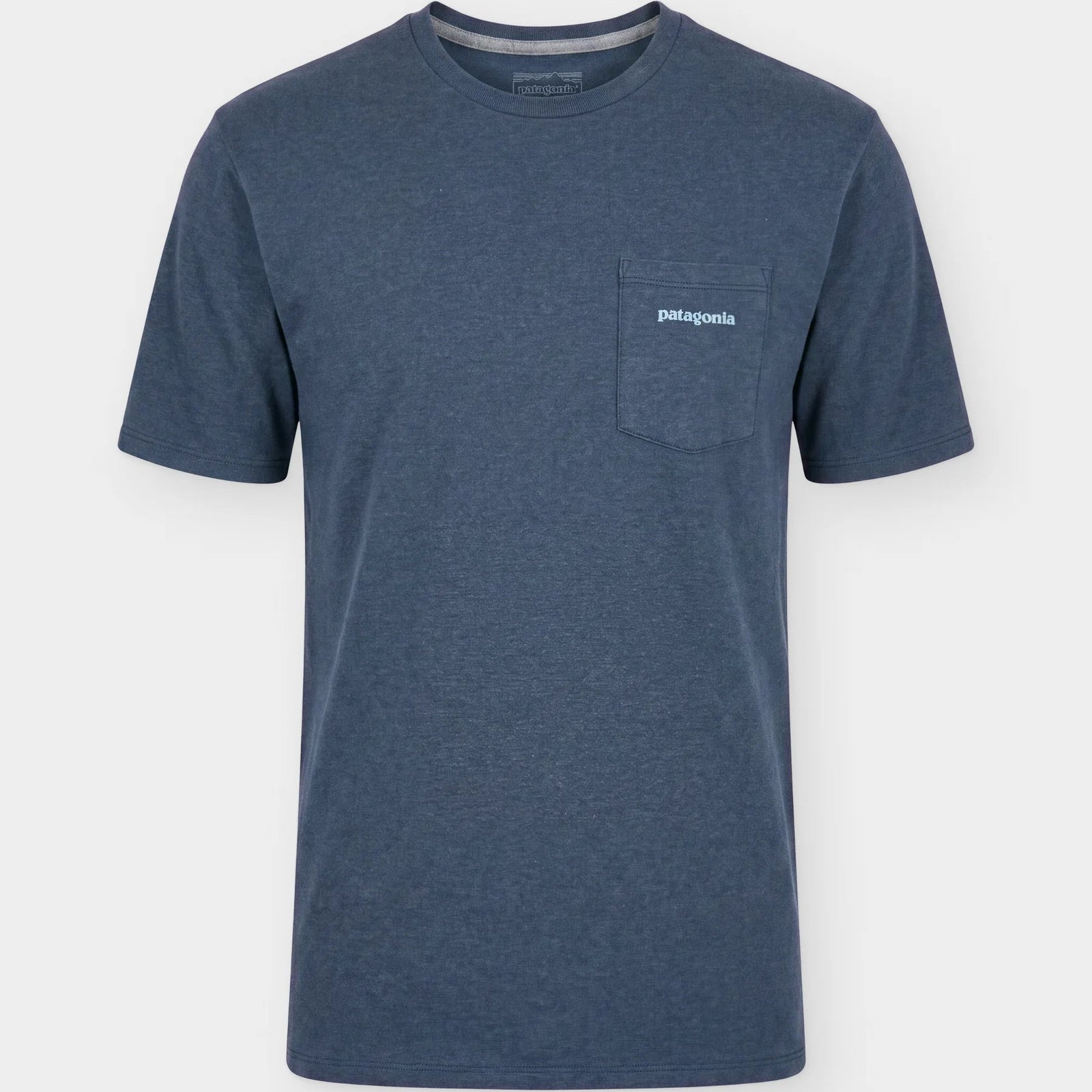 Patagonia Boardshort Logo Pocket T-Shirt - Summit Blue
