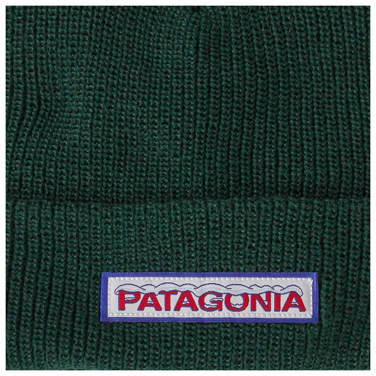 Patagonia Logo Beanie - Chill / Conifer Green