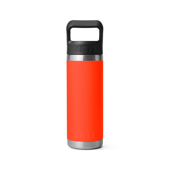 Yeti Rambler 18oz Colour Straw Bottle - Solar Flare