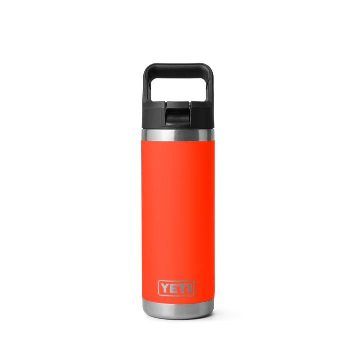 Yeti Rambler 18oz Colour Straw Bottle - Solar Flare