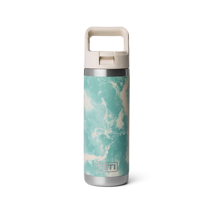 Yeti Rambler 18oz Colour Straw Bottle - Sea View