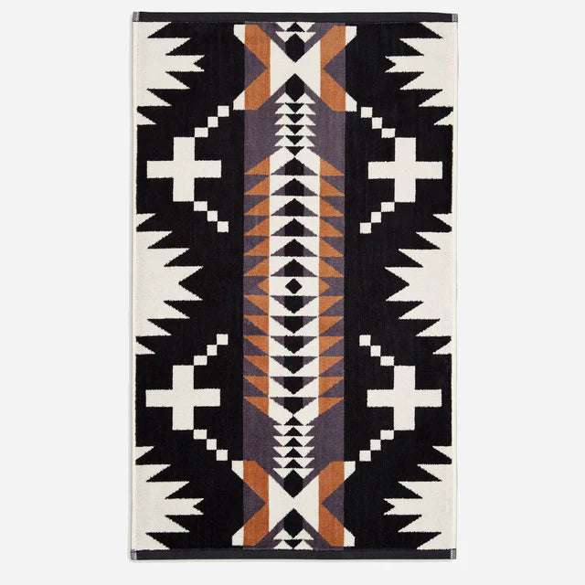 Pendleton 3 Piece Towel Set - Spider Rock Black / White