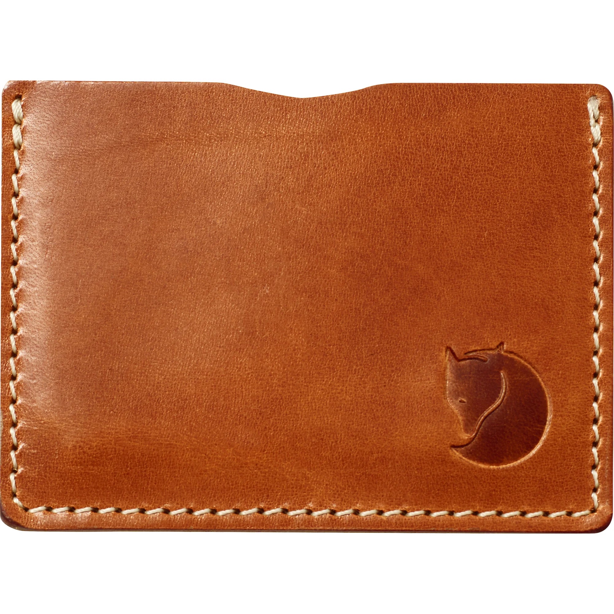 Fjallraven Ovik Card Holder - Leather Cognac