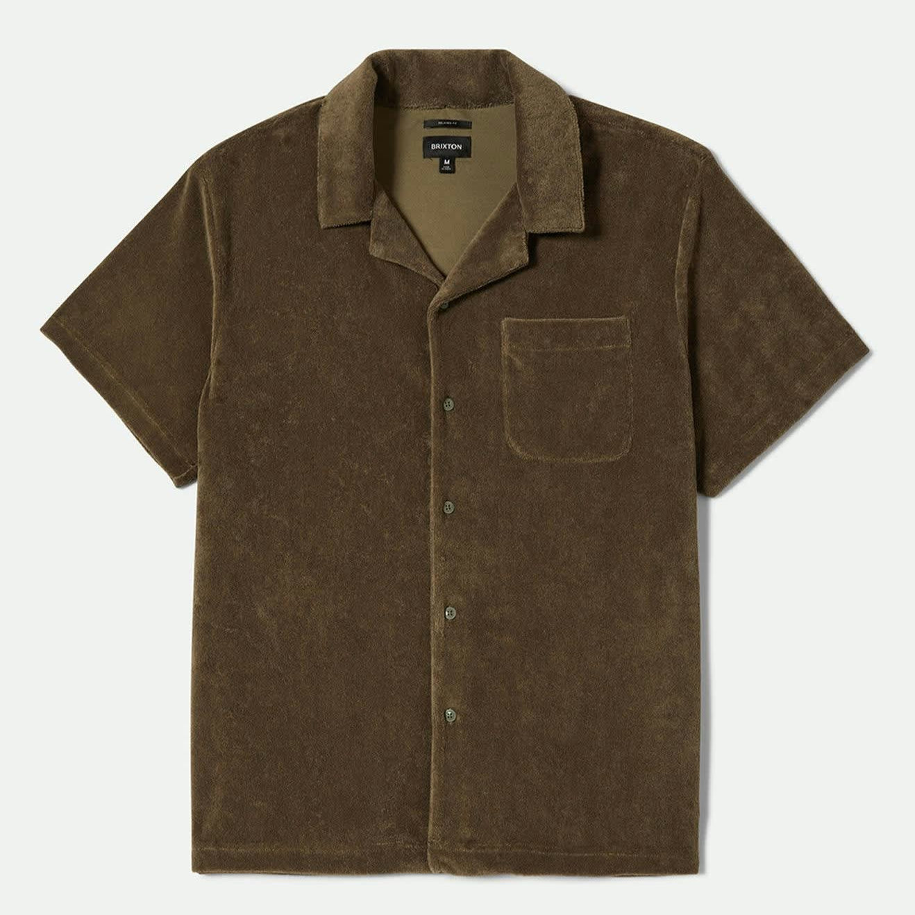 Brixton Bunker Terry Shirt - Ivy Green