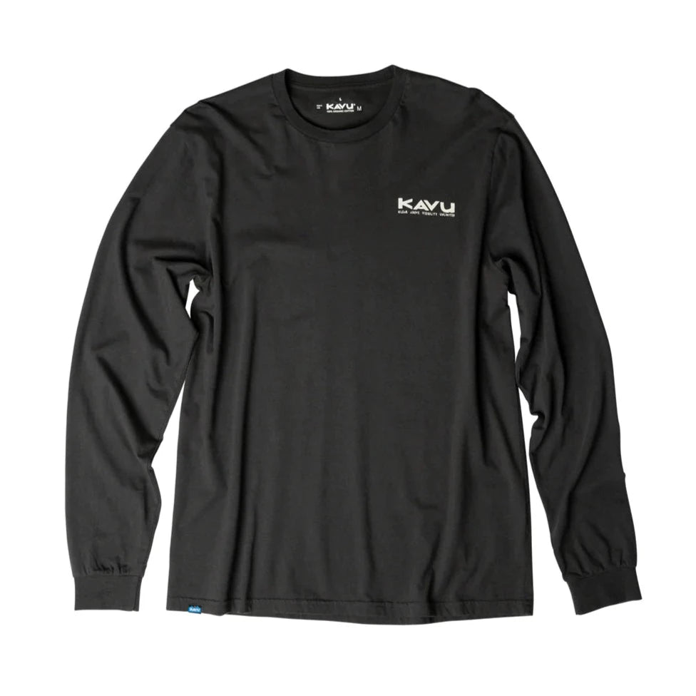 Kavu LS Etch T-Shirt - Black Licorice