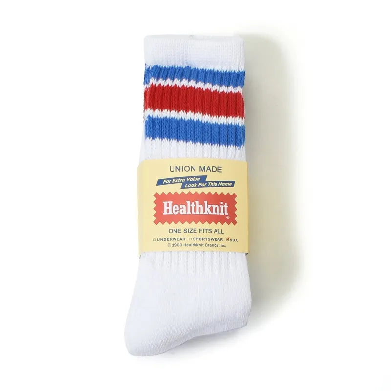 Healthknit 3 Pack Socks - Yellow / Wine / Blue