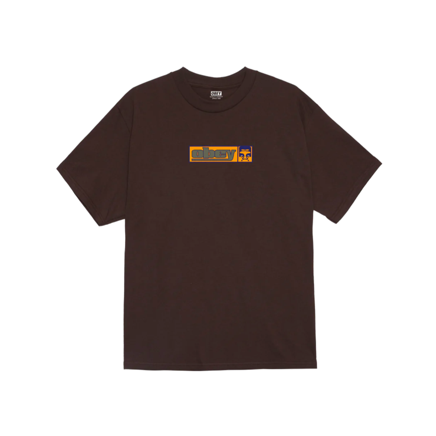 Obey 90's Icon T-Shirt - Java Brown