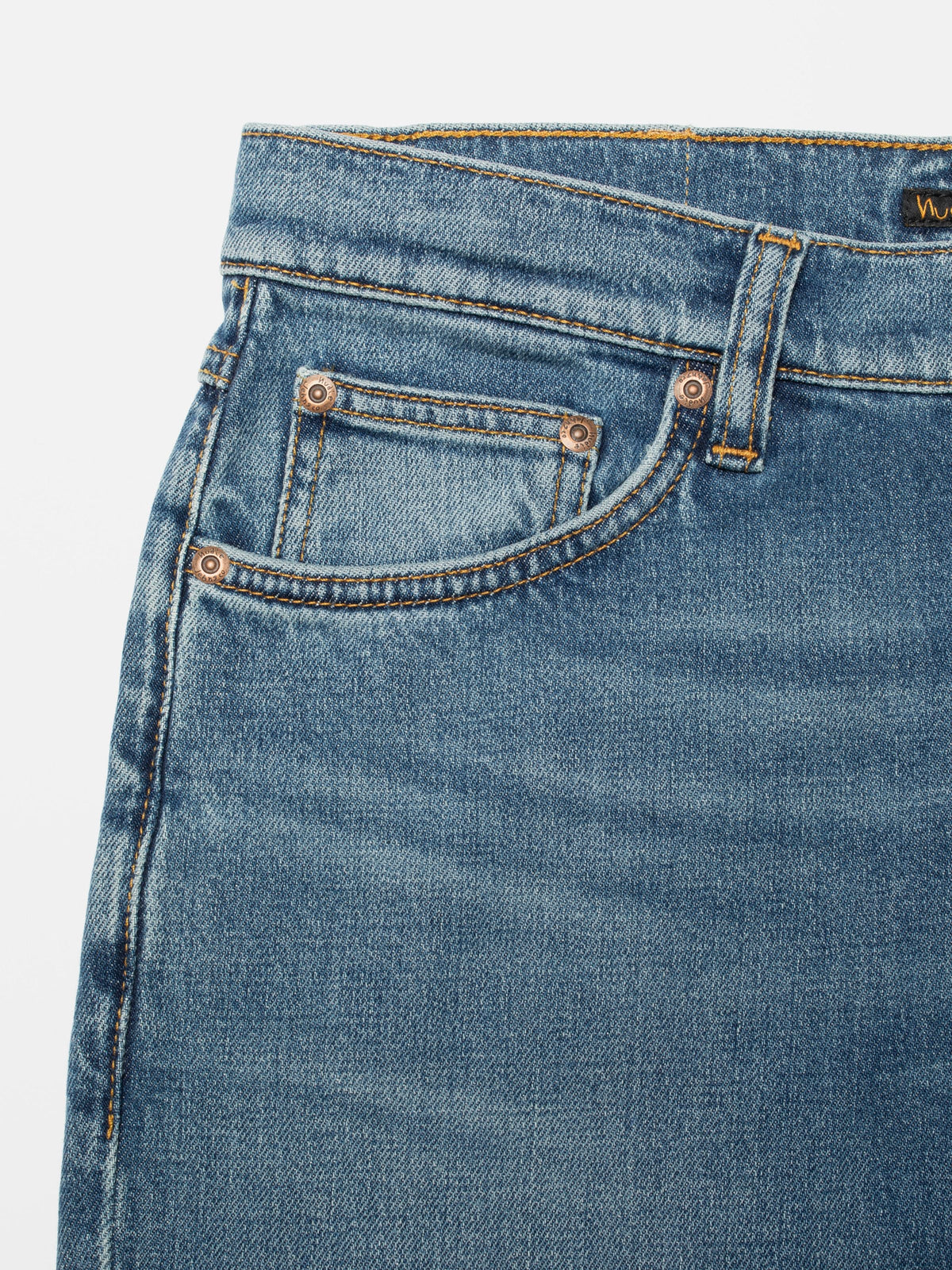 Nudie Solid Ollie - Blue Blur