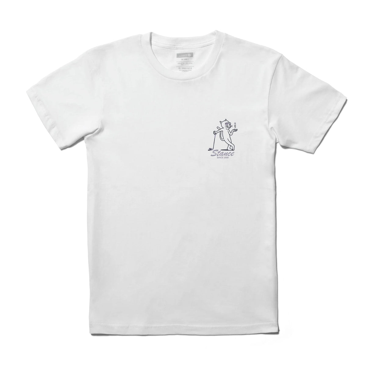 Stance Players Club T-Shirt - White