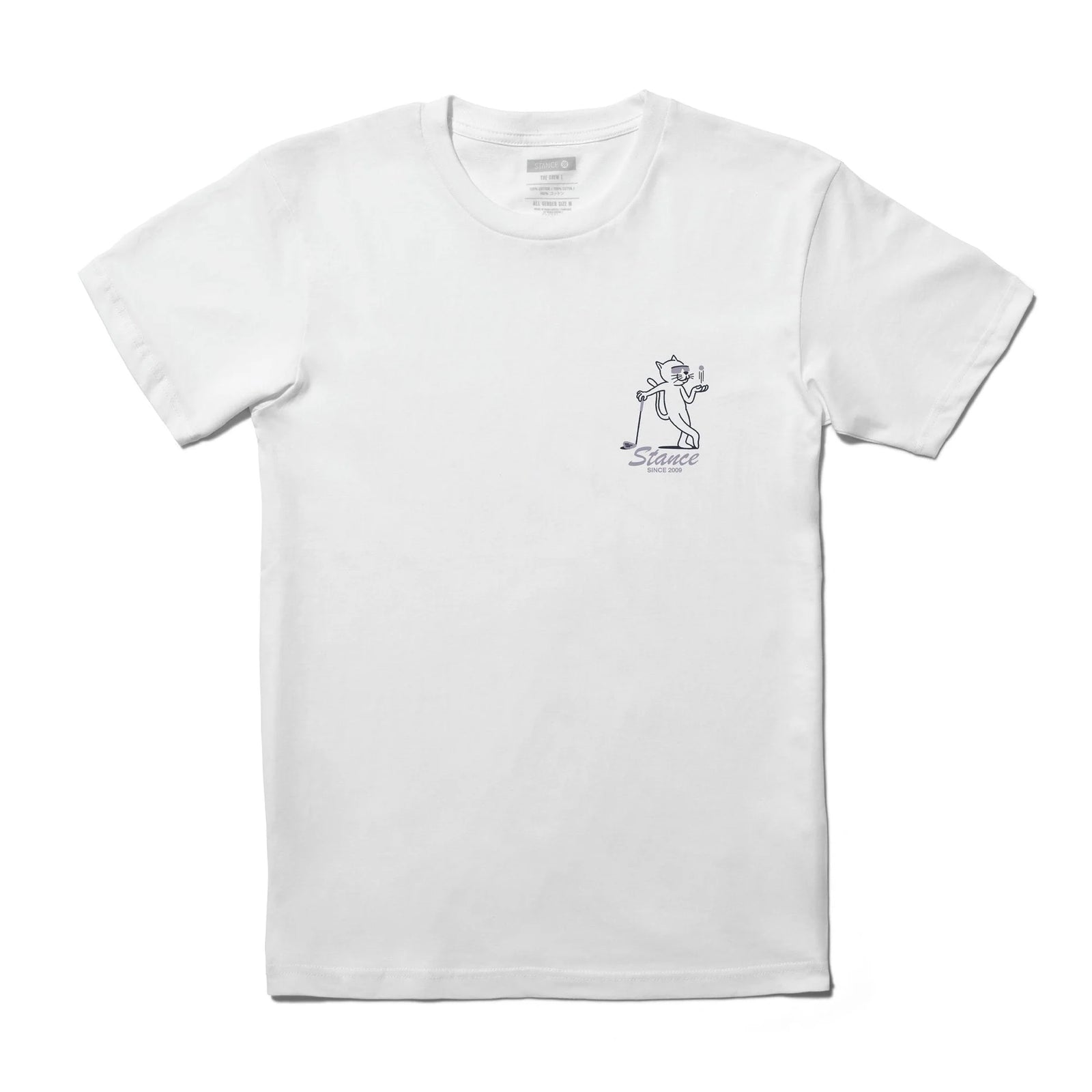 Stance Players Club T-Shirt - White