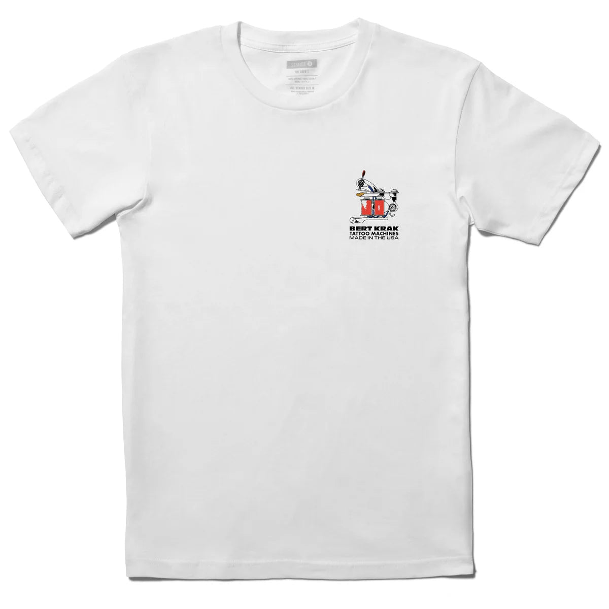 Stance Bert Krak Handmade T-Shirt - White