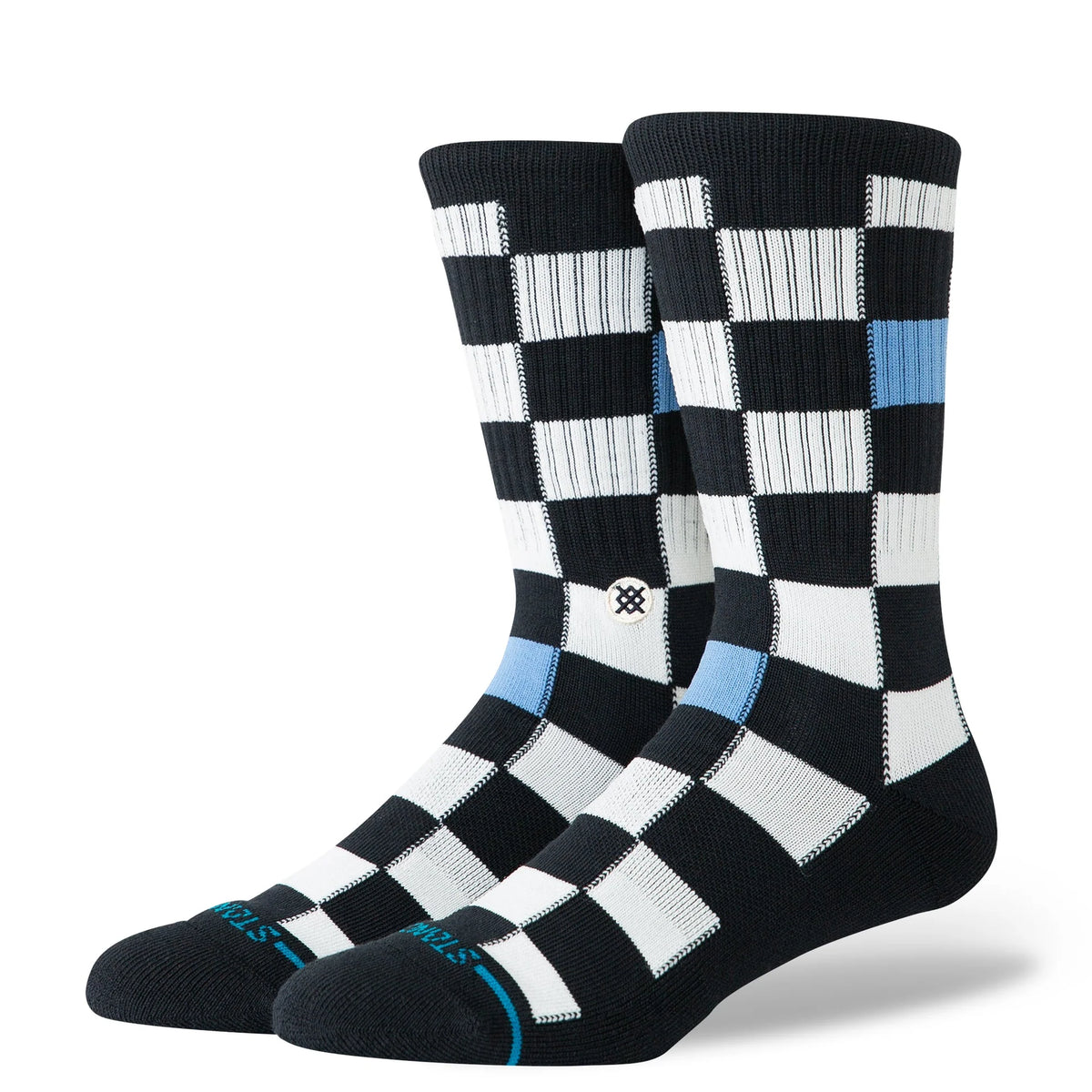 Stance Chef Check Crew - Capri Blue