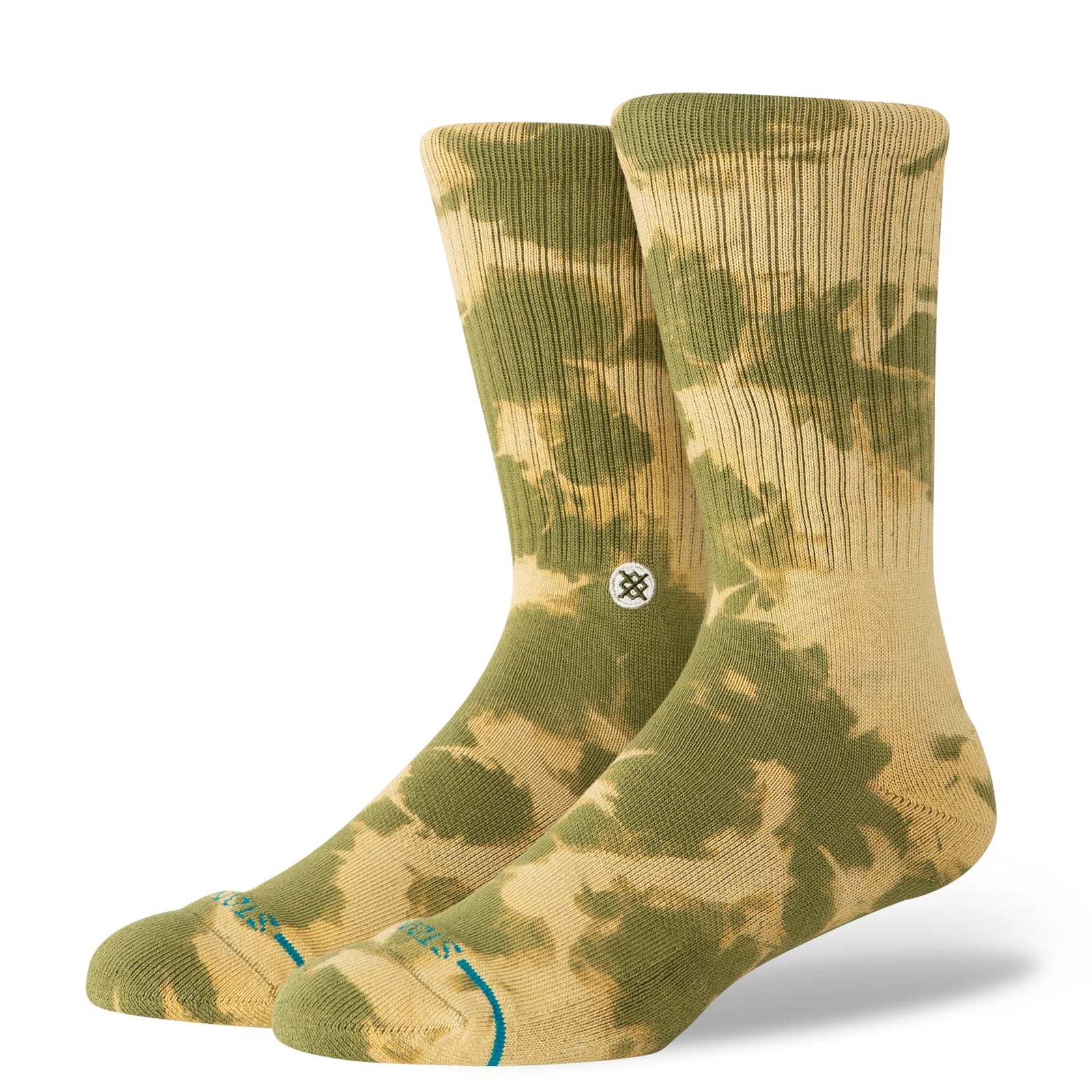 Stance Spotty Dye Crew - Olive