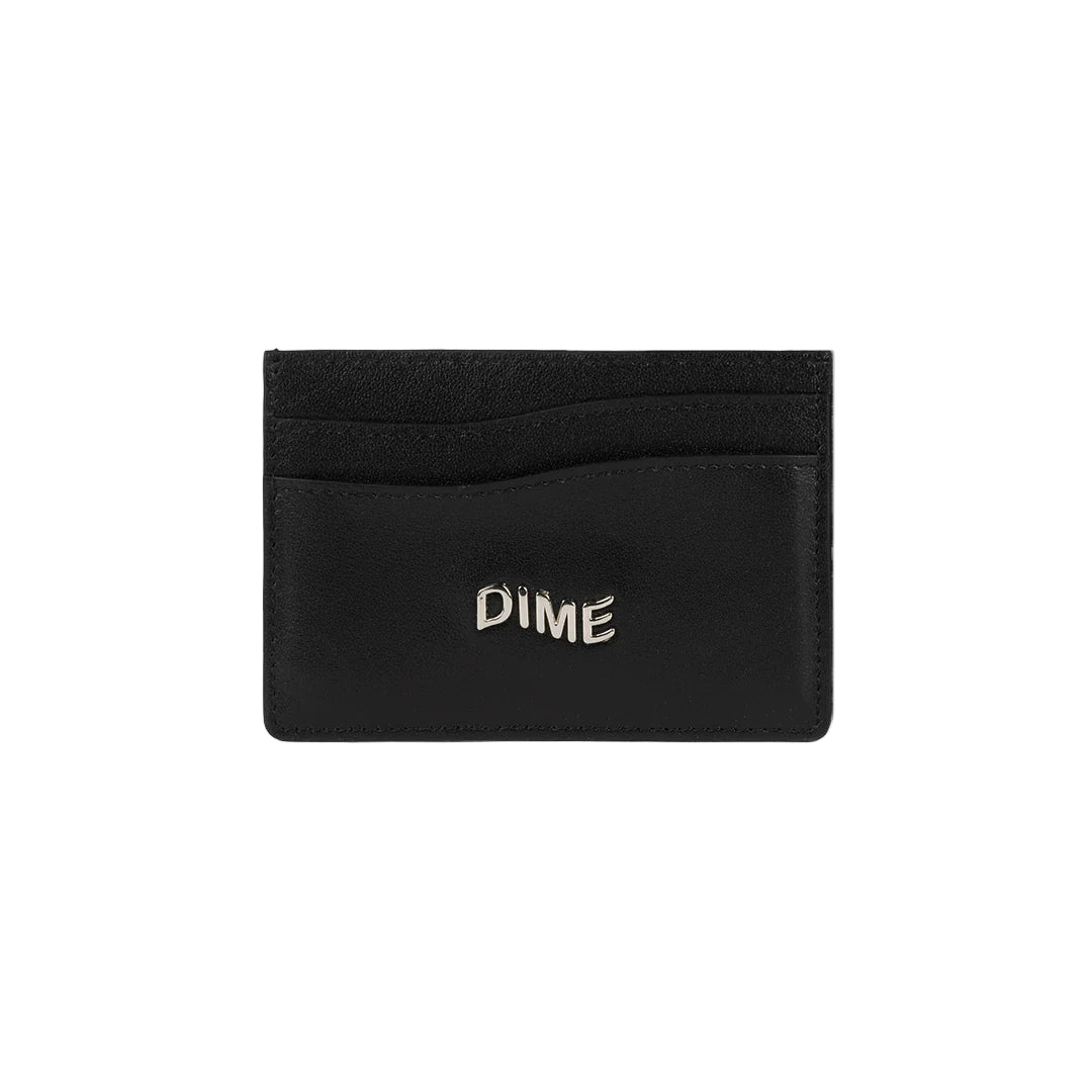 Dime Leather Cardholder - Black