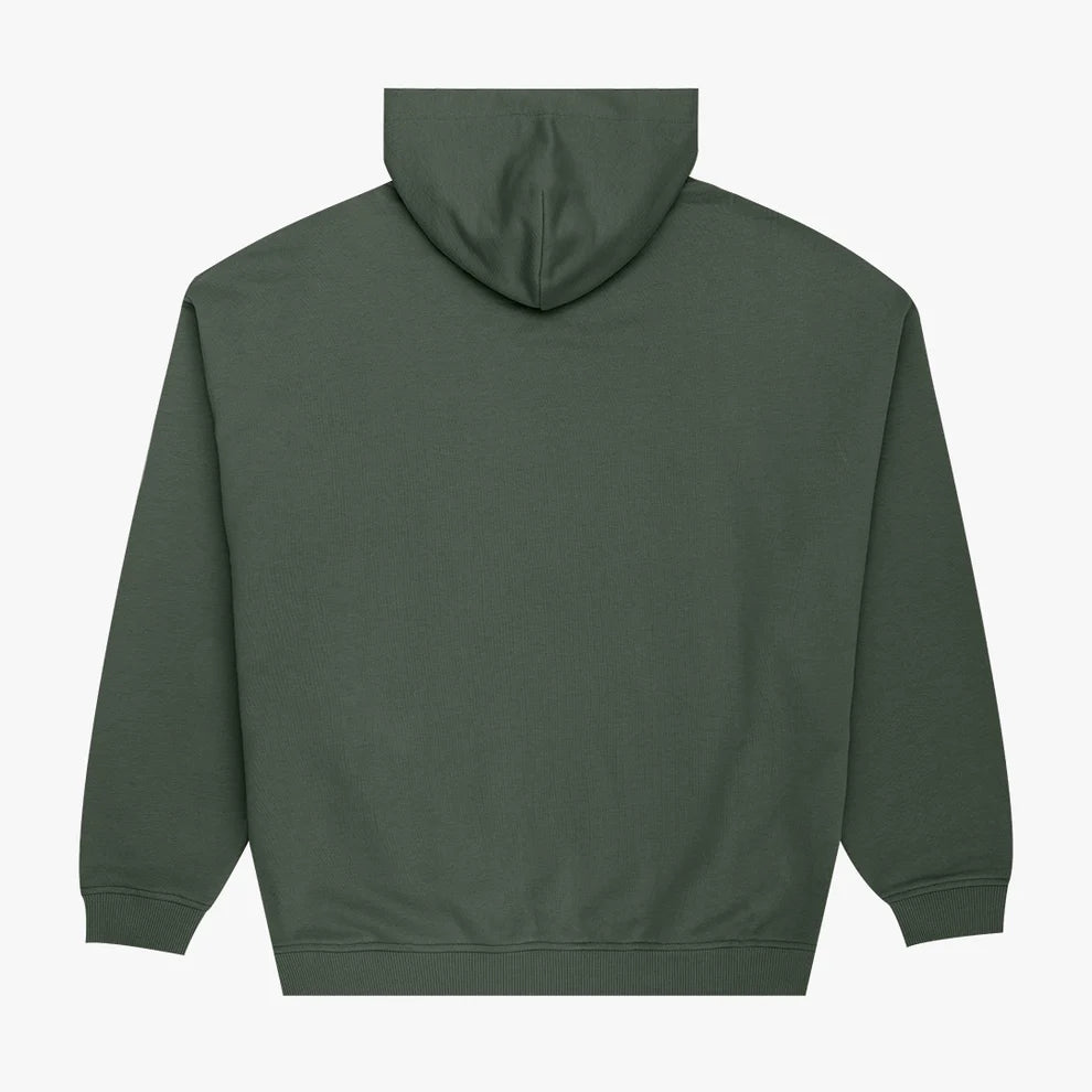 Parlez Amos OS Hoodie - Kelp Green
