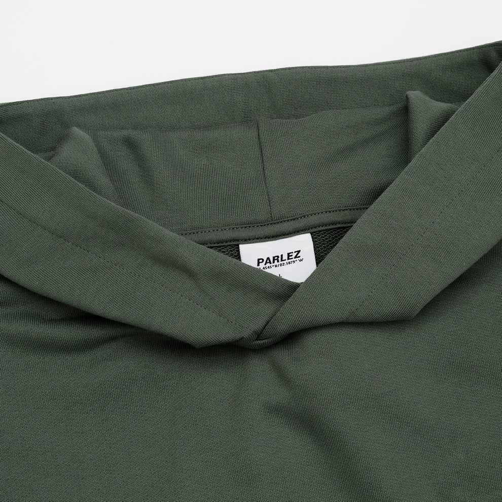 Parlez Amos OS Hoodie - Kelp Green