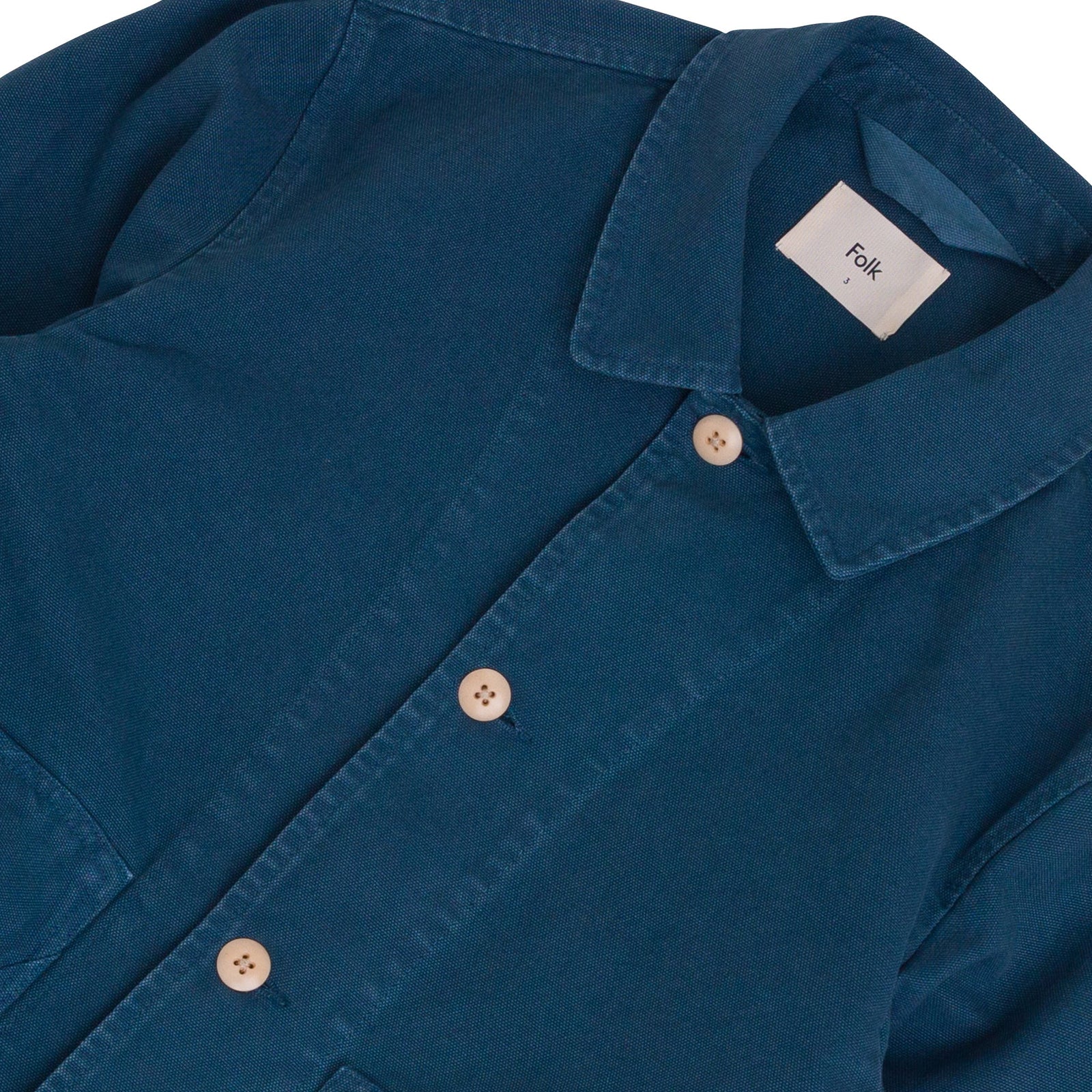 Folk Prism Jacket - Ocean Blue Canvas