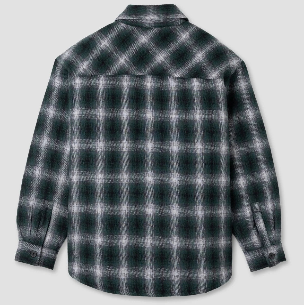 Stan Ray Quilted Plaid Overshirt - Green