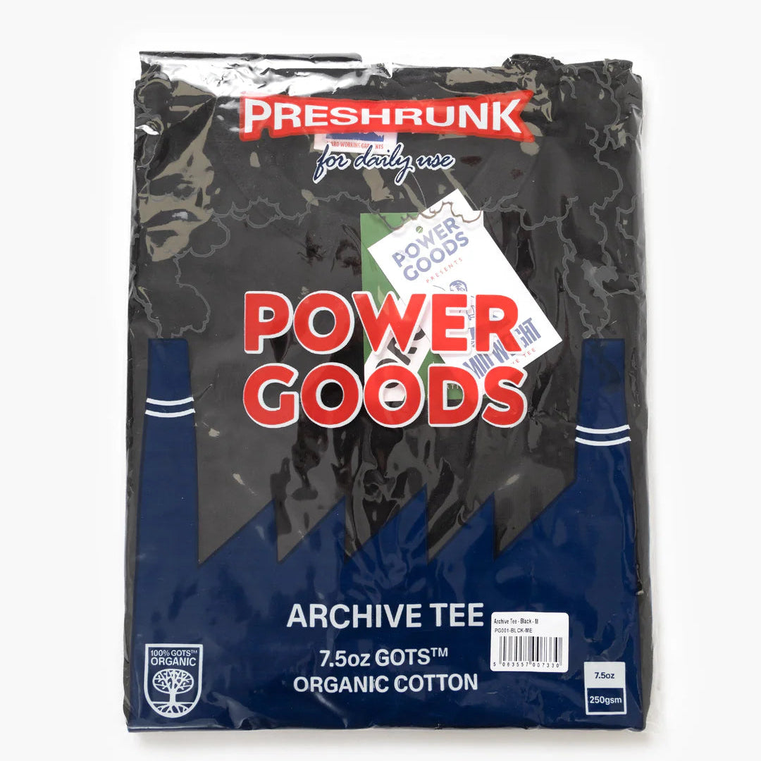 Power Goods Archive T-Shirt - Black