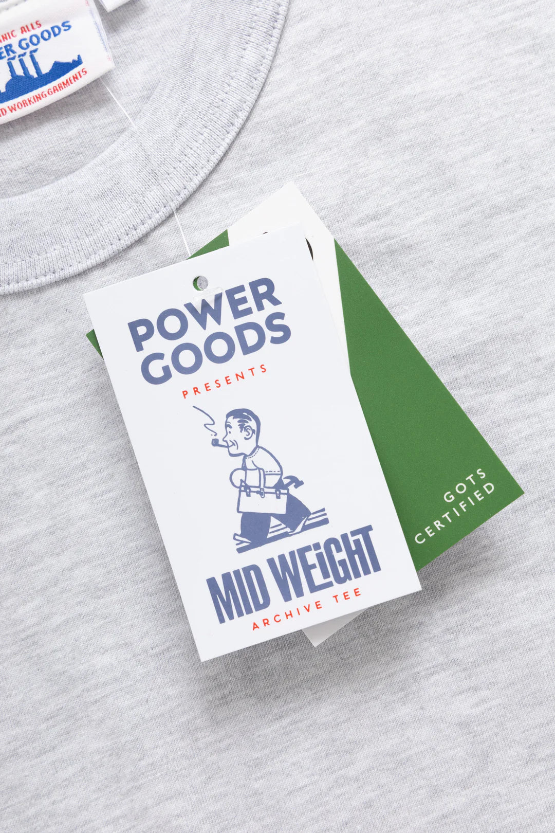 Power Goods Archive T-Shirt - Ash