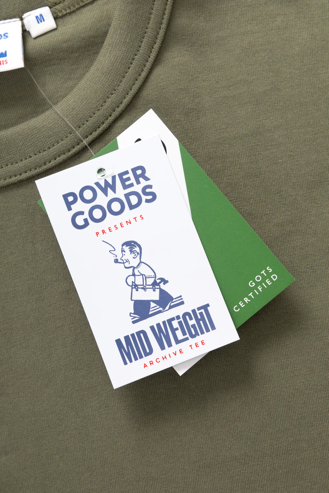 Power Goods Archive T-Shirt - Olive