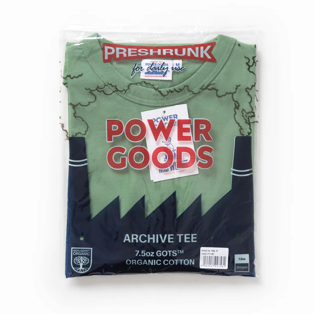Power Goods Archive T-Shirt - Pine