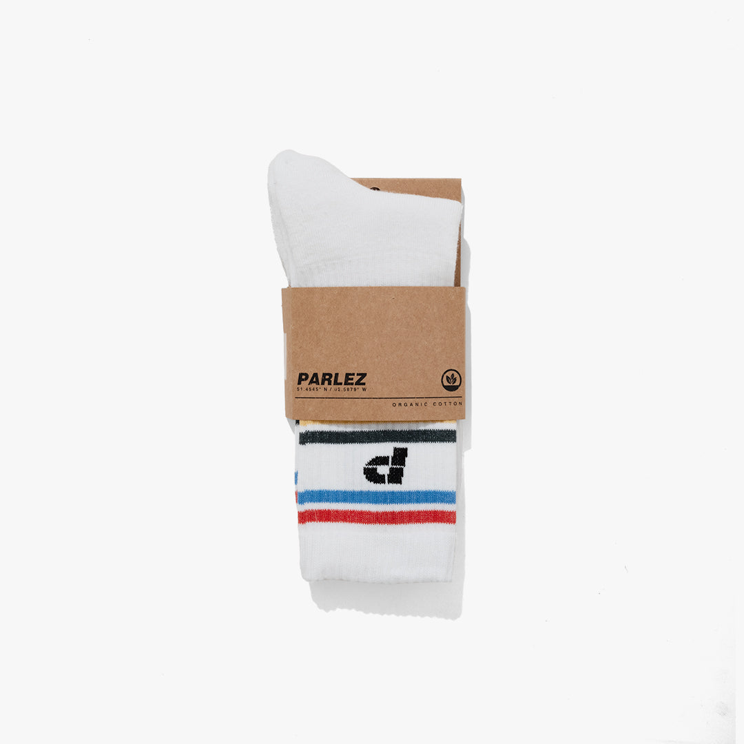Parlez Bane Socks - White / Mixed