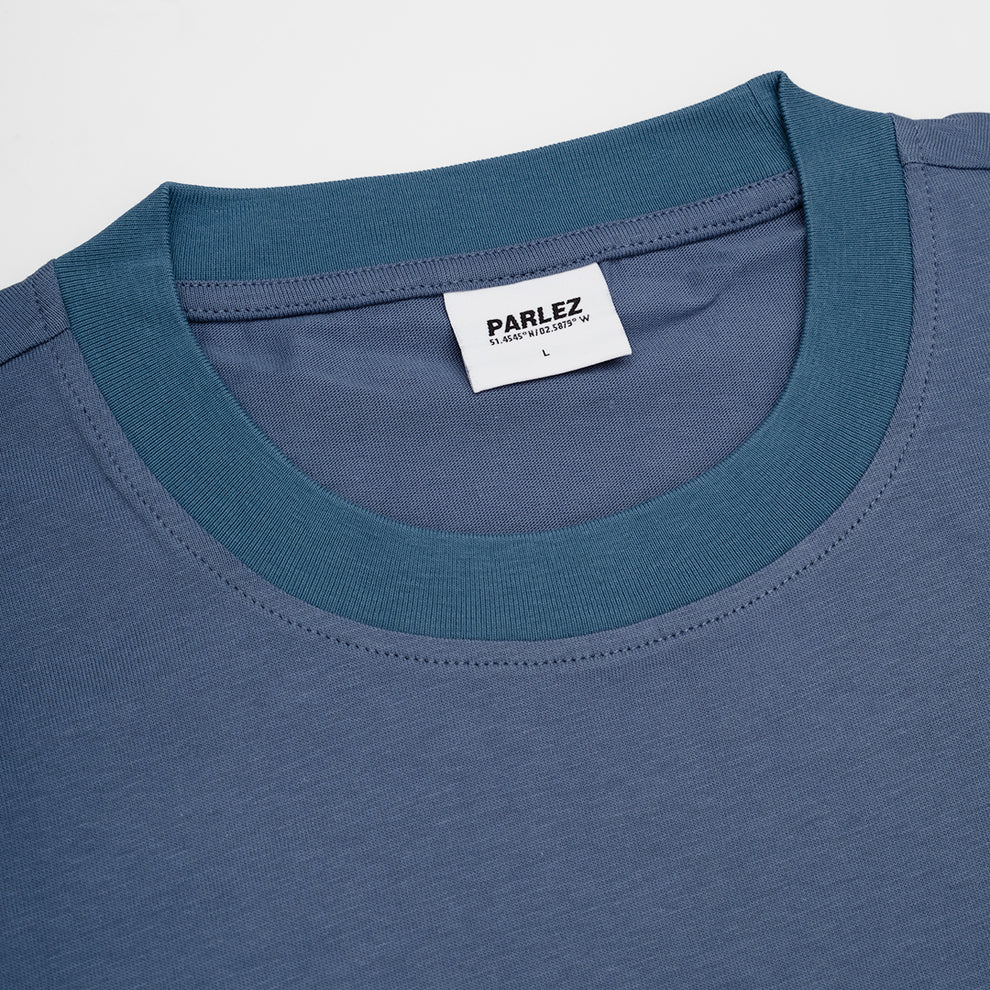 Parlez Baxter T-Shirt - China Blue