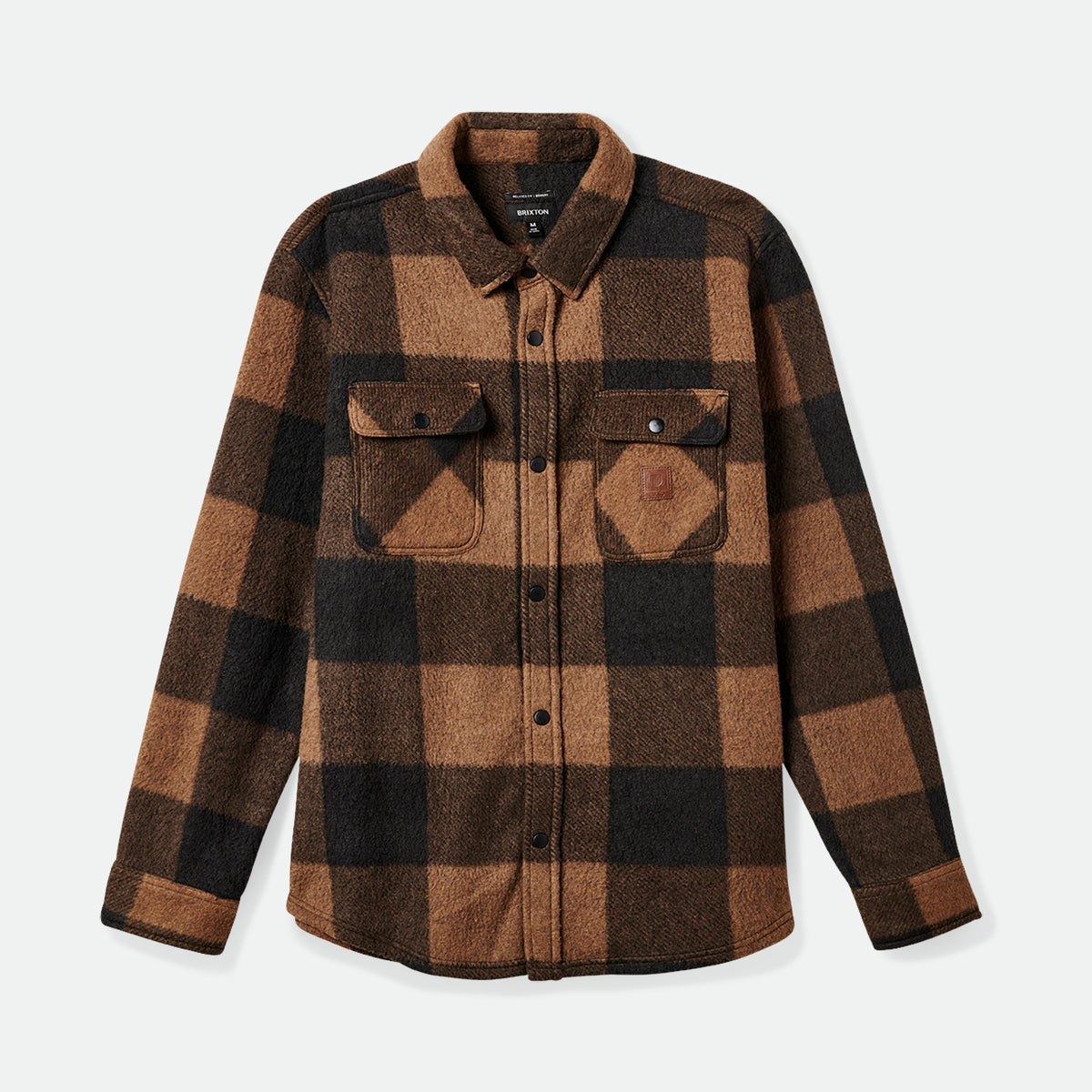 Brixton Artic Stretch Shirt - Bison / Black