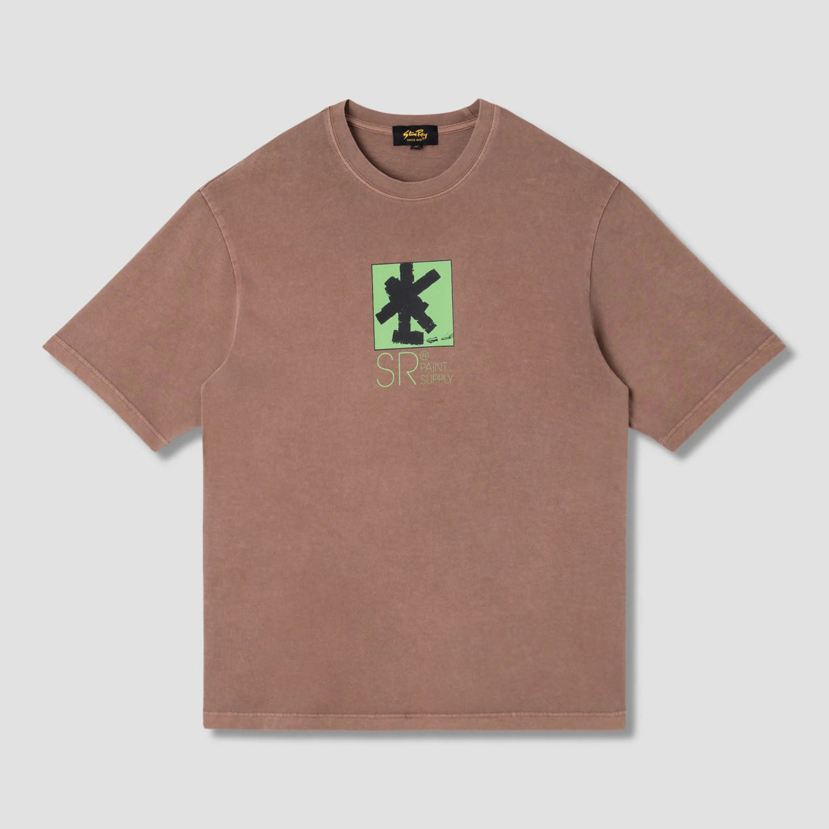 Stan Ray Brush Squares T-Shirt - Acorn