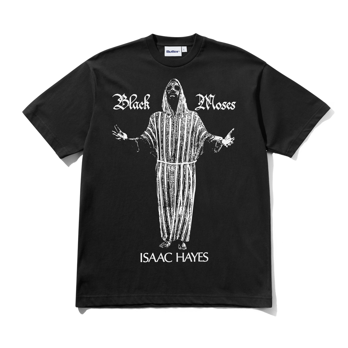 Butter Goods Black Moses T-Shirt - Washed Black