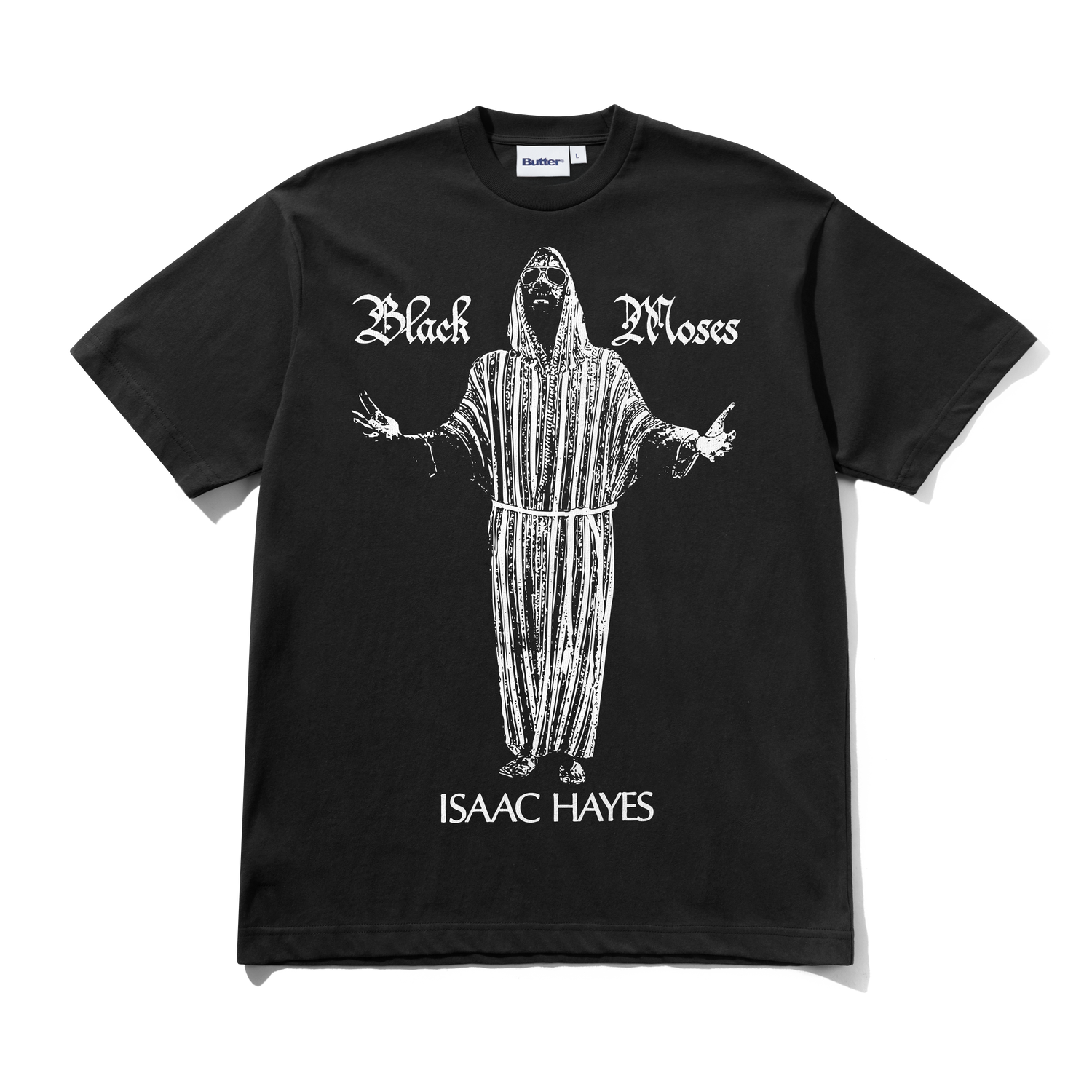 Butter Goods Black Moses T-Shirt - Washed Black
