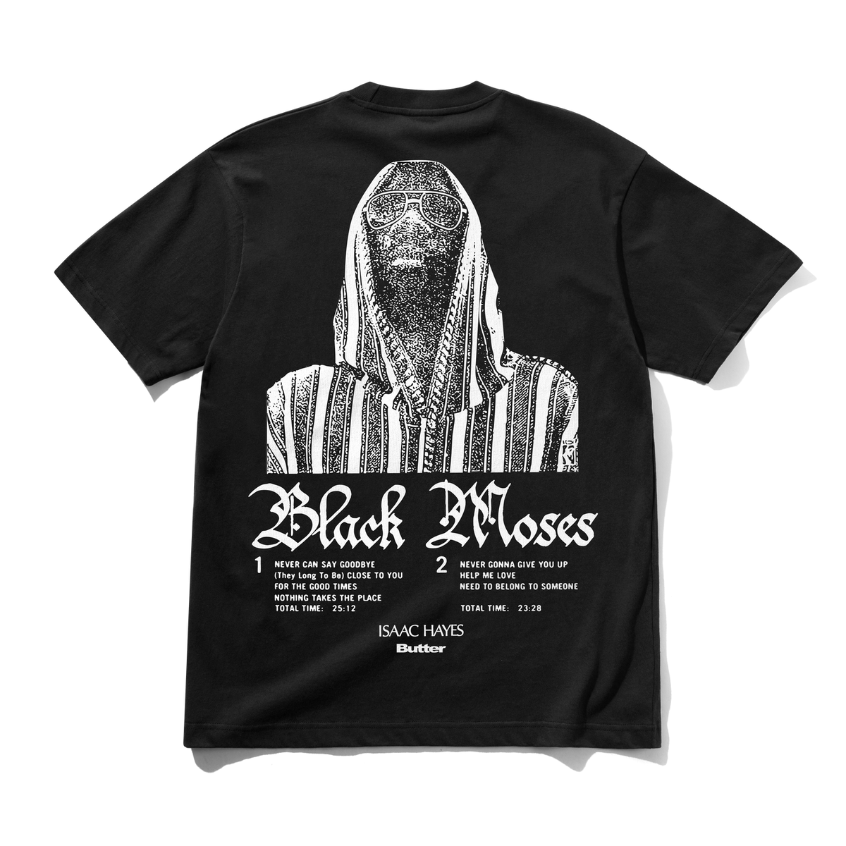 Butter Goods Black Moses T-Shirt - Washed Black