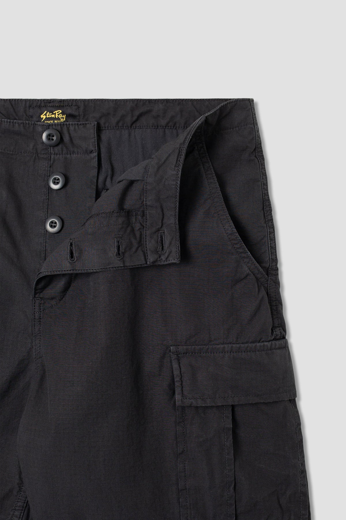 Stan Ray Cargo Short - Black Ripstop