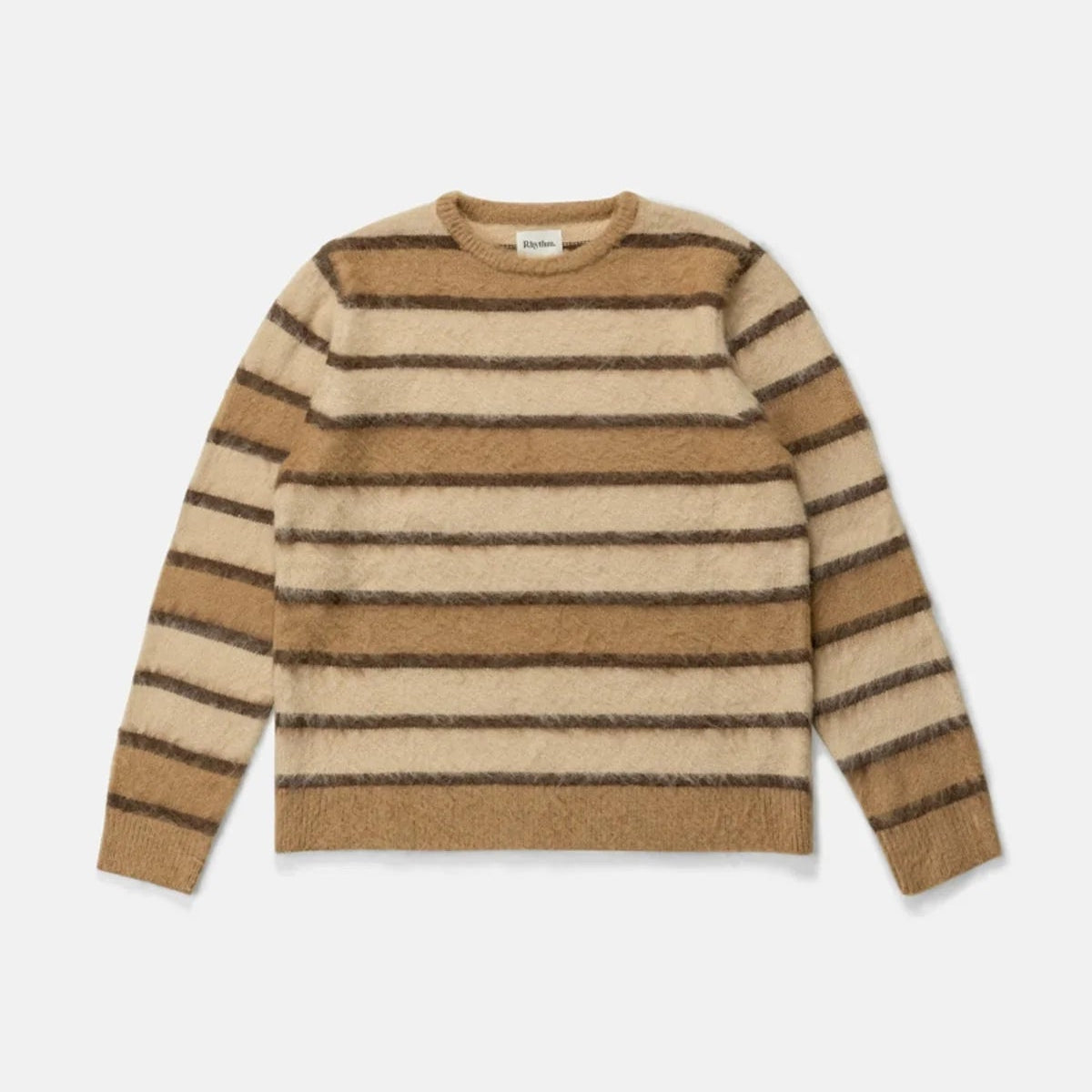 Rhythm Mohair Striped Knit - Bark