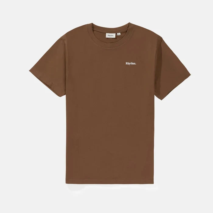 Rhythm Classic Brand T-Shirt - Chocolate