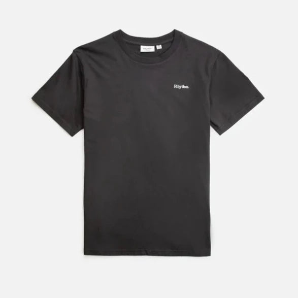 Rhythm Classic Brand T-Shirt - Vintage Black