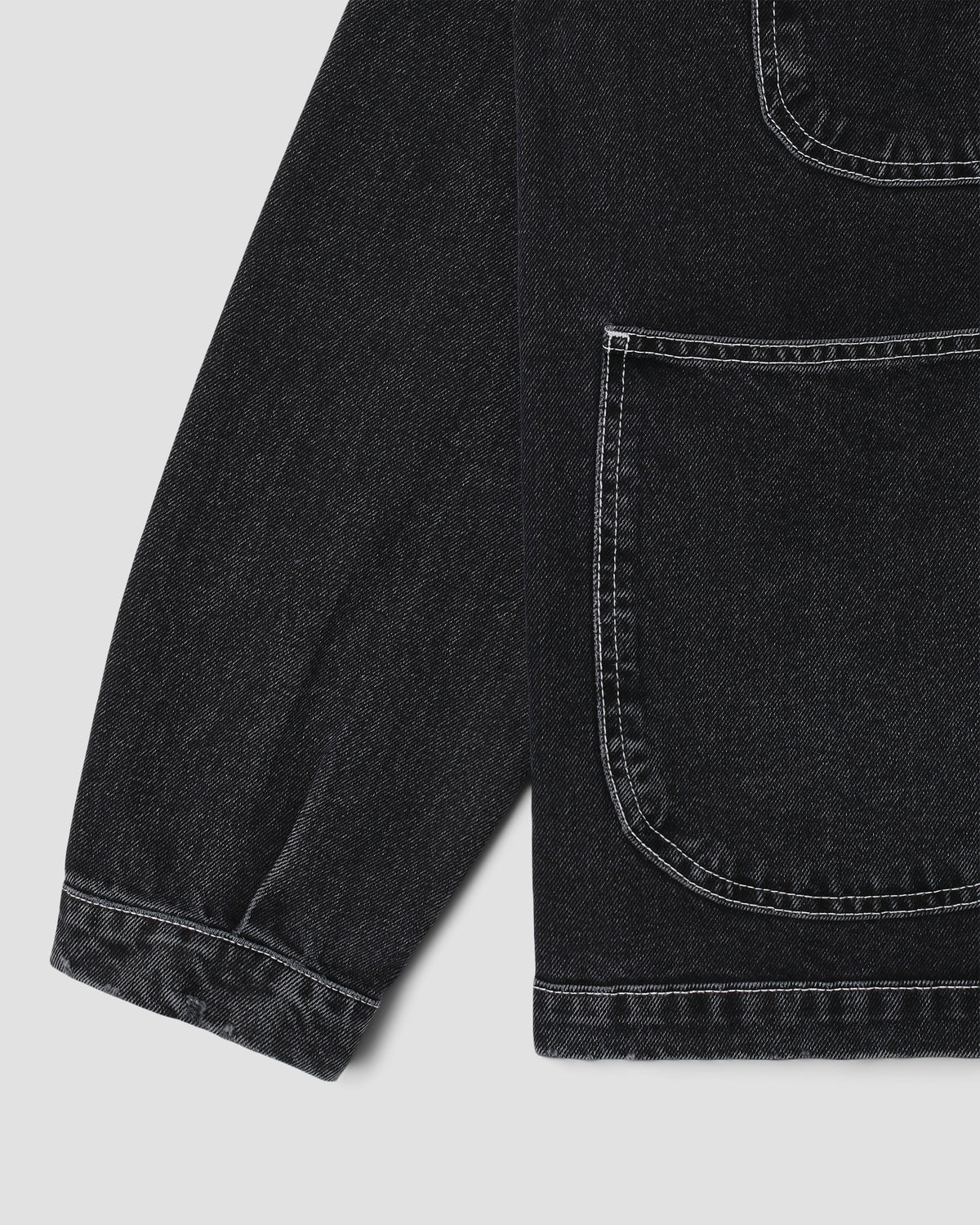 Stan Ray Coverall Jacket - Stonewash Black Denim