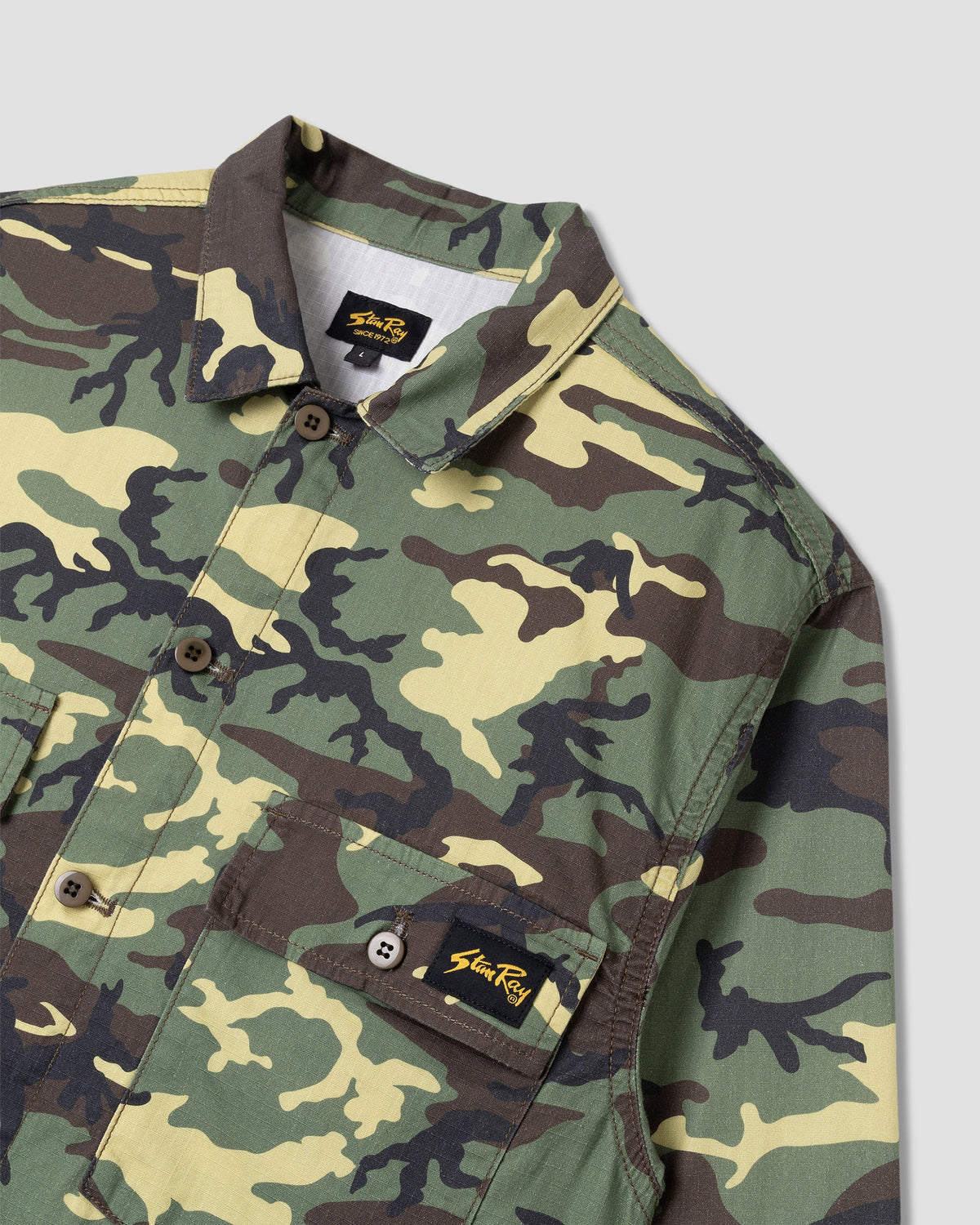 Stan Ray CPO Shirt - Woodland DMP Ripstop