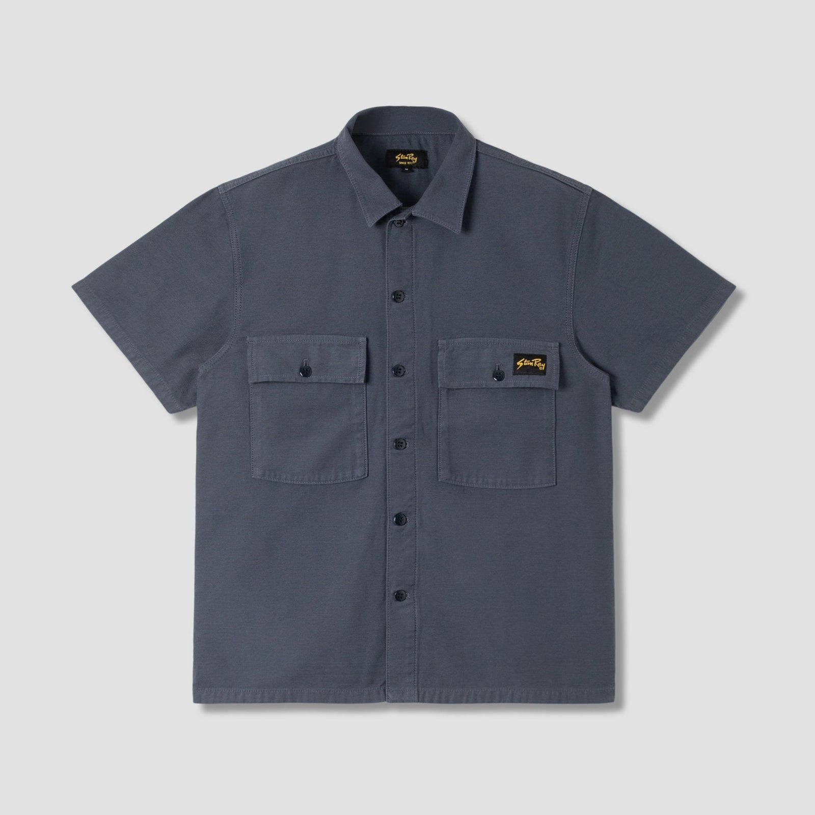 Stan Ray CPO Short Sleeve Shirt - Navy Sateen