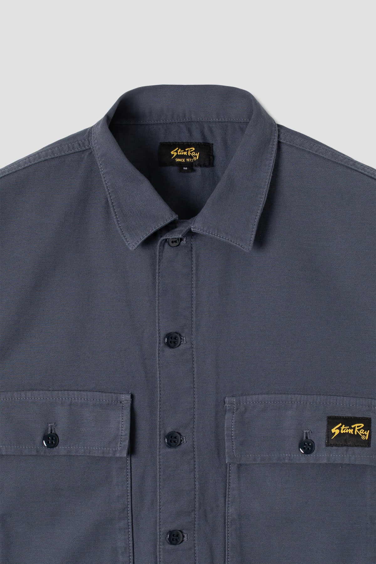 Stan Ray CPO Short Sleeve Shirt - Navy Sateen